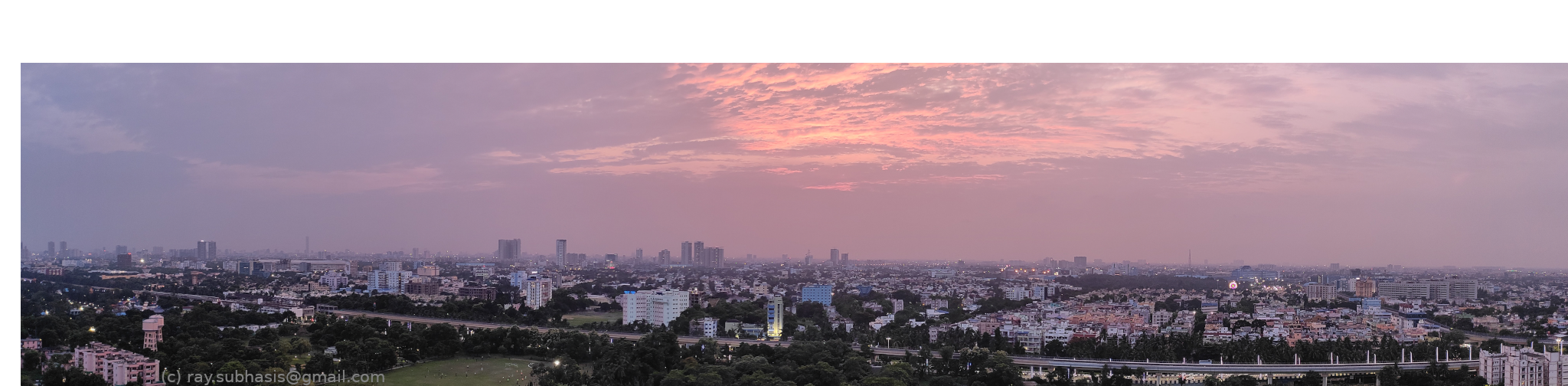 Kolkata Skyline from TCG CREST Building